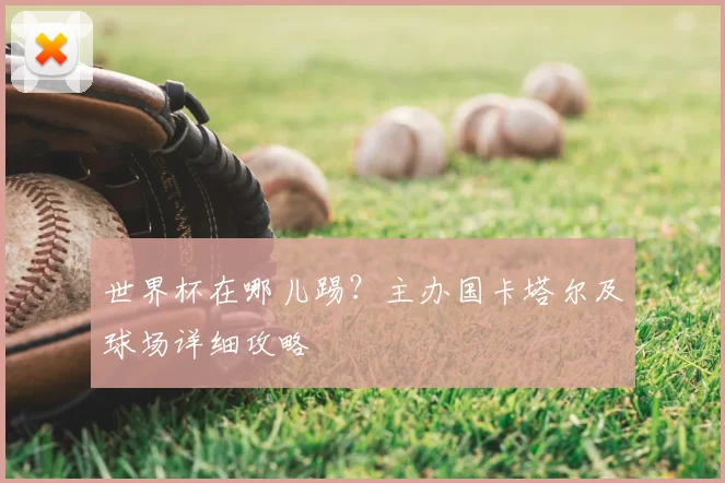 世界杯在哪儿踢？主办国卡塔尔及球场详细攻略